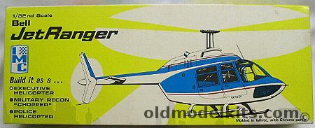 IMC 1/32 Bell 206 Jet Ranger (Jetranger) Helicopter - Executive / Military / Police Markings, 402 plastic model kit